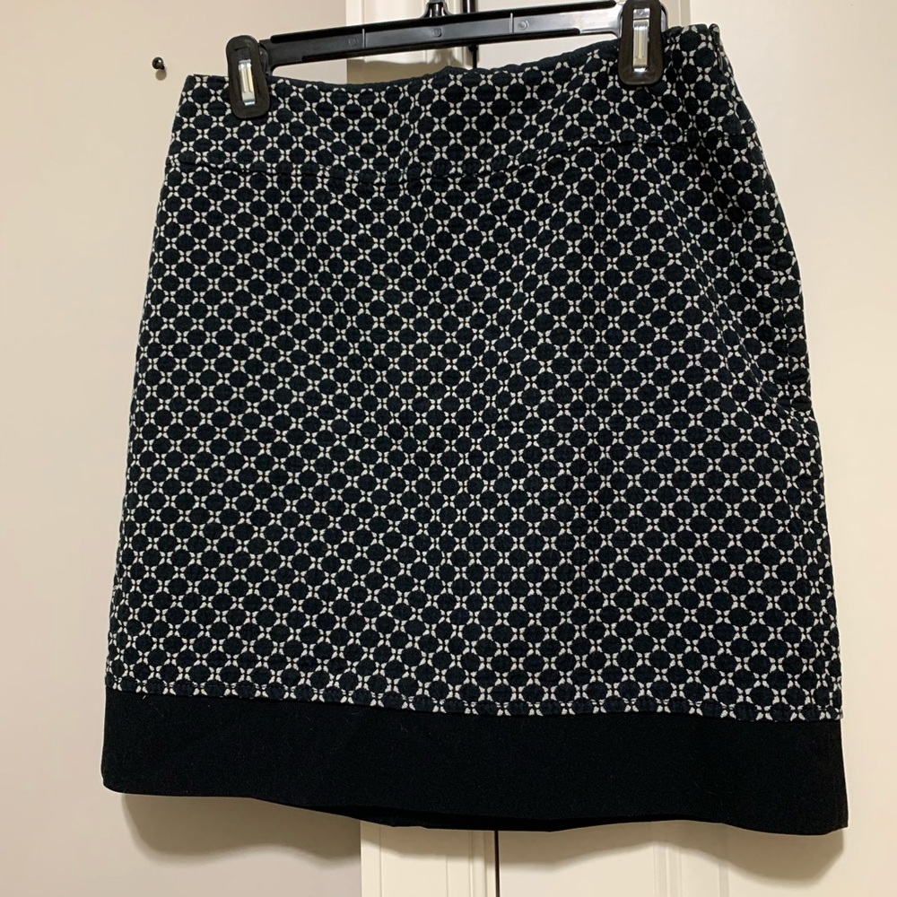 Ann Taylor side zip skirt with liner